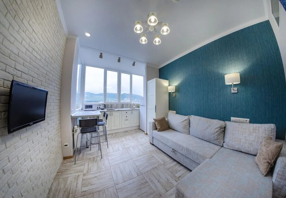 Квартира в сочи 1 комнатная фото One-bedroom studio in the Olympic Park in Sochi - Apartments for Rent in Vesyolo