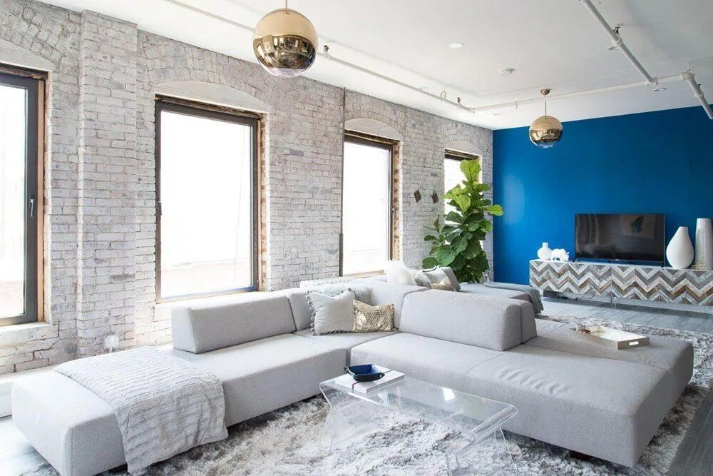 Квартира в стиле лофт фото светлая Стиль лофт в современном интерьере Living room photos, Living room grey, Loft de