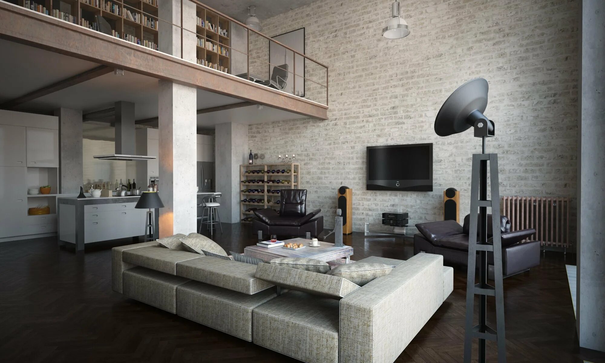 Квартира в стиле лофт петербург Картинки LOFT APART