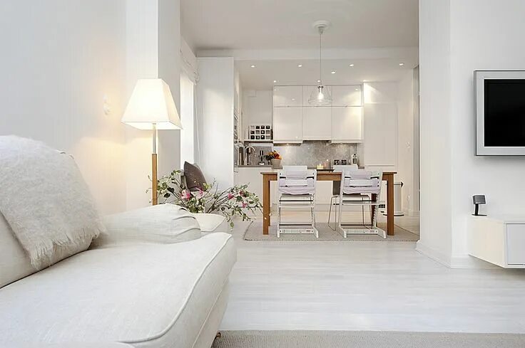 Квартира в светлых тонах фото Decoración en blanco Apartment design, Apartment decor, House interior