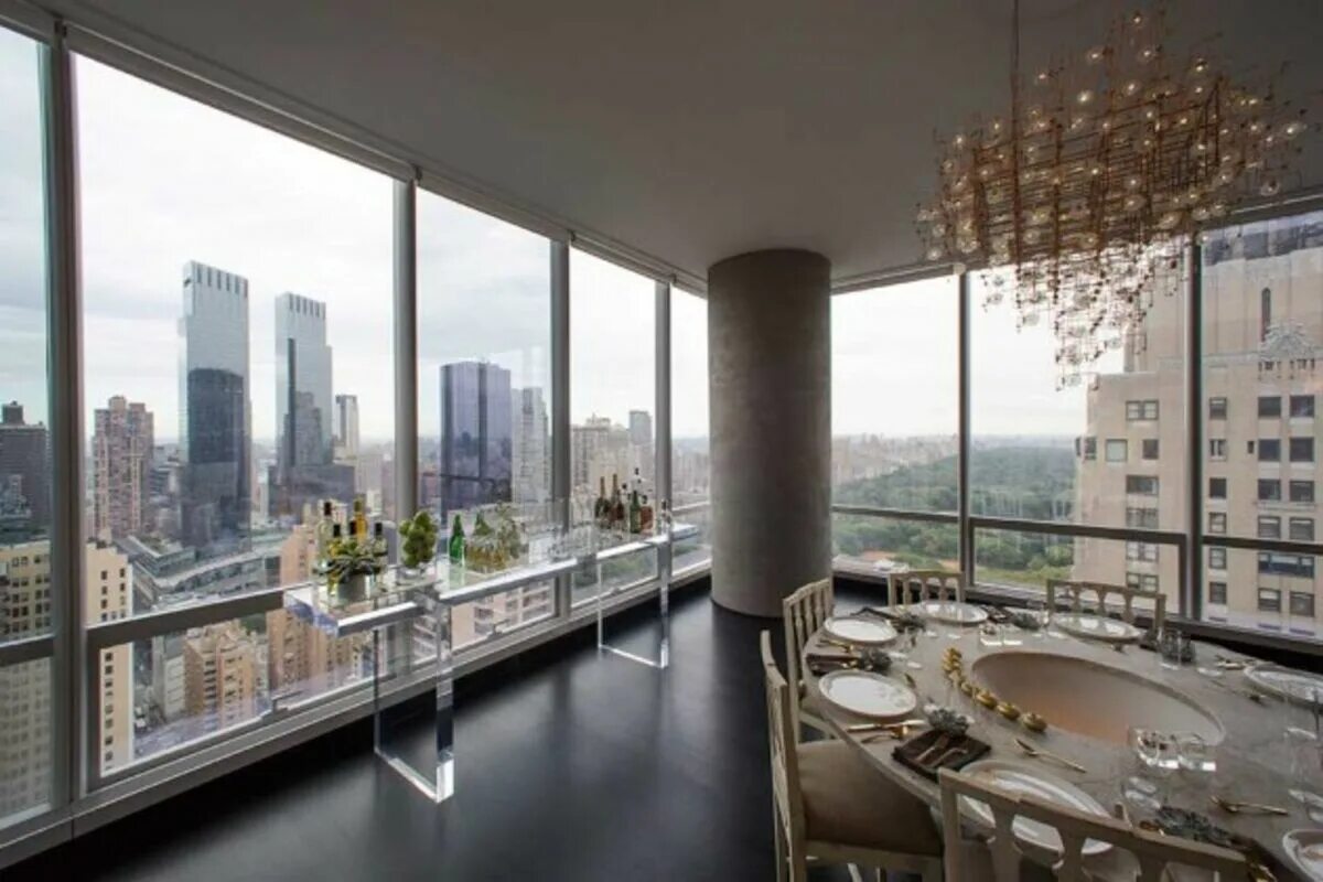 Квартира в высотке фото The Asking Price of a Rarefied Manhattan Condo Jumped $10 Million in 24 Hours - 