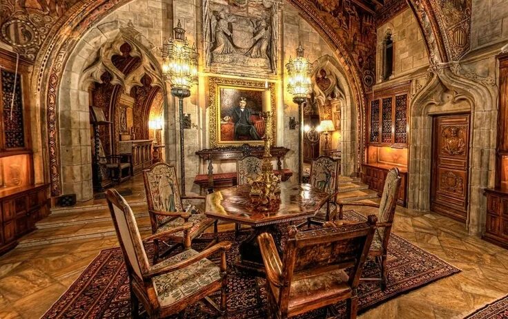 Квартира замок фото Hearst Castle Virtual Tour Presented By Regal360.com Castles interior, Gothic in