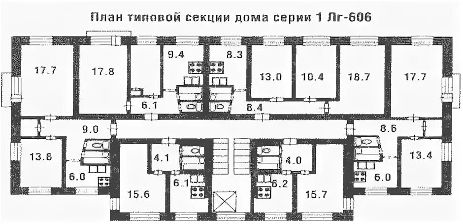 Квартиры 606 планировка 1ЛГ-606 - Планировки - domavspb - Участники - Фотогалерея iXBT