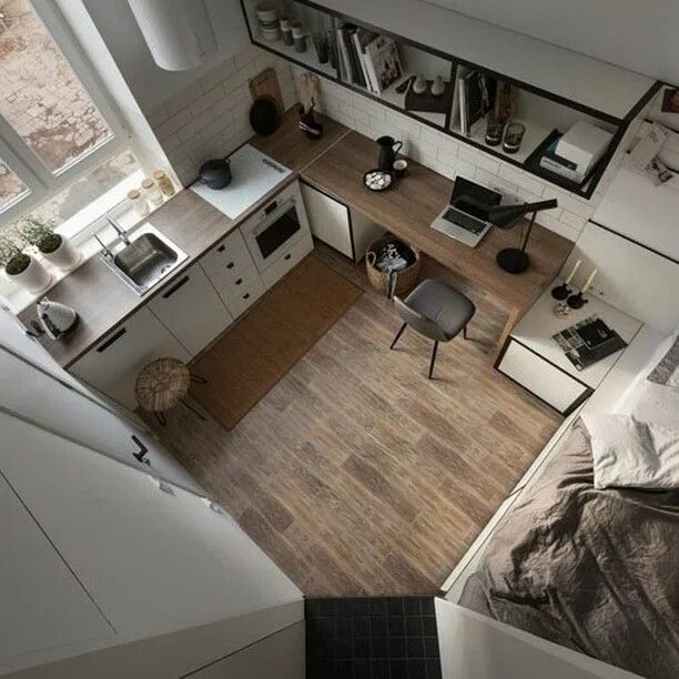 Квартиры 8 кв м фото Valhalla Residence in Truckee, California by RKD Architects Apartamento studio, 