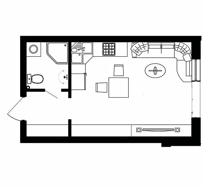 Квартиры 9 м2 планировка Неактивно