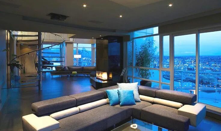 Квартиры бесплатное фото Living Room / Lounge Penthouse living, Luxury penthouse, Penthouse design