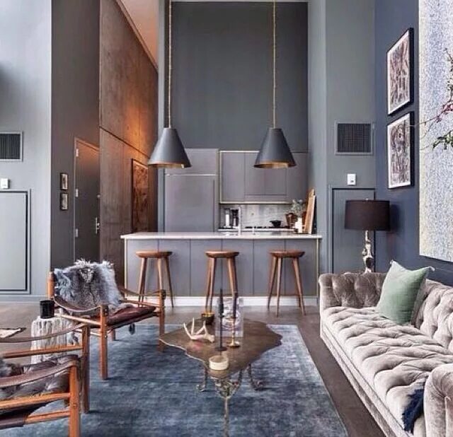 Квартиры дизайн интерьера фото стильные Interiors with monotones #room #interiors #monotones #greys #blacks #design #arc