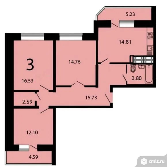 Квартиры дск воронеж планировка 3-комнатная квартира 85,23 кв.м - Воронеж - Доска объявлений Камелот