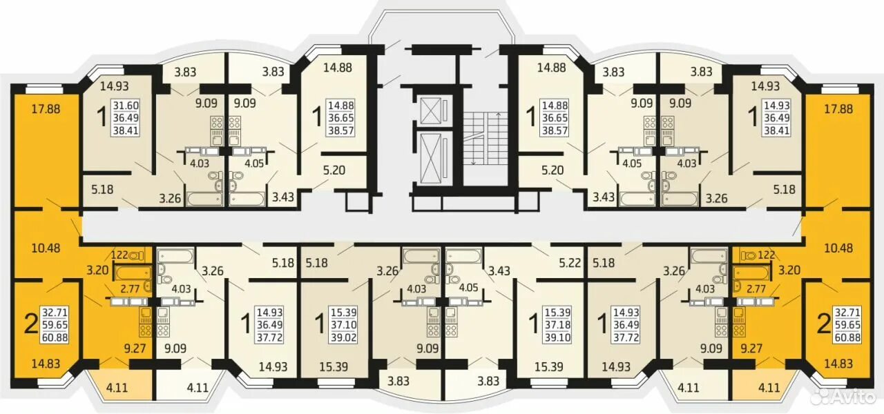 Квартиры дск воронеж планировка Дск отдел продаж