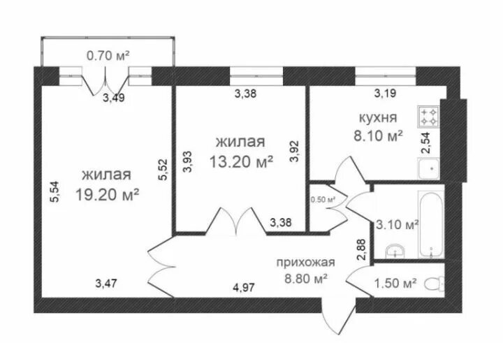 Квартиры двухкомнатные планировка старые Планировки 2-х комнатных квартир: схемы, фото, лучшие решения 2023 года