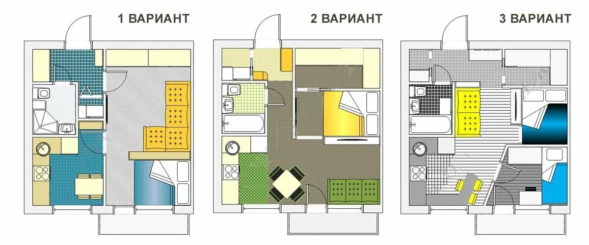 Квартиры хрущевки фото планировка Идеи для расстановки мебели в однокомнатной квартире Инлавка Дзен