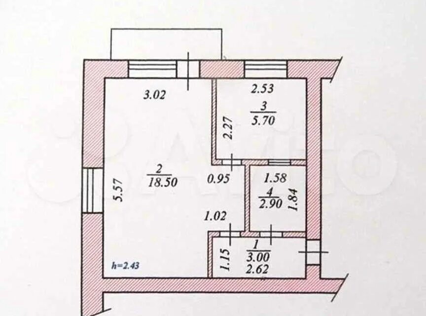 Квартиры хрущевки планировка 1 Купить 1-Комнатную Квартиру Вторичку на улице Доронина (Екатеринбург) - предложе
