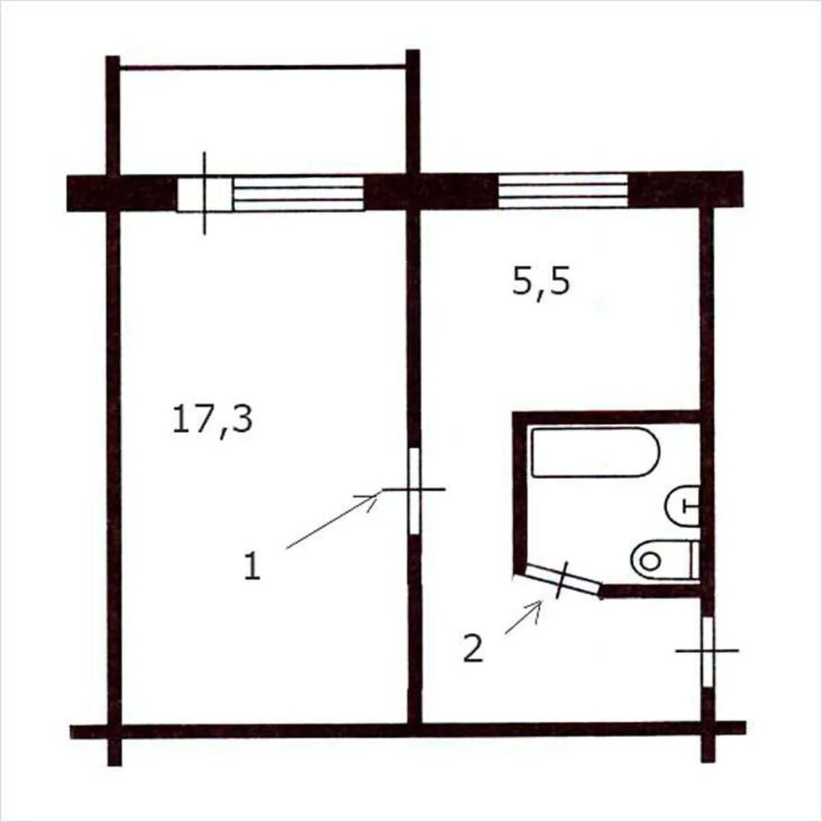 Квартиры хрущевки планировка 1 Чем современные квартиры отличаются от советских :: Жилье :: РБК Недвижимость