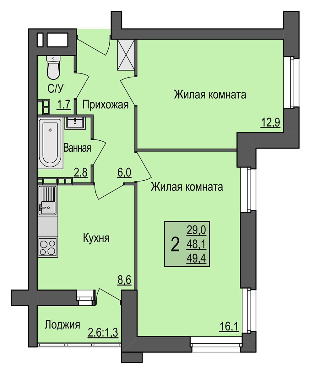 Квартиры новостройки планировка цена 2х комнатная квартира в новостройке барнаул