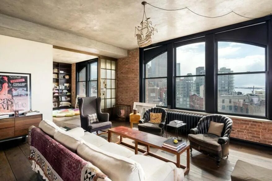 Квартиры нью йорка интерьер Kirsten Dunst cuts price of SoHo penthouse to $4.5M