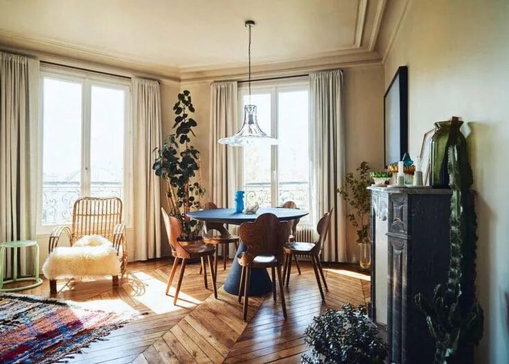 Квартиры парижа интерьеры Un appartement à Paris (Desire To Inspire) Parisian apartment decor, Paris apart