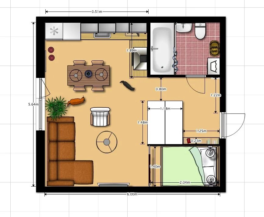 Квартиры с двумя кухнями планировка It breaks the rule "from changing places of components". Even a fairly fresh and