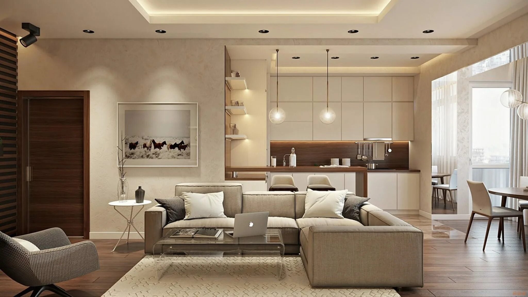 Квартиры с красивым ремонтом и интерьером СК Крам. Создаем неповторимые интерьеры квартир. г. Томск : СК Крам