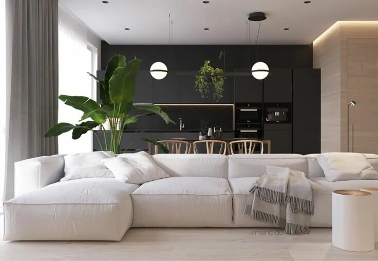 Квартиры современный стиль фото Iris sofa Minimalist interior, Contemporary interior design, Modern houses inter