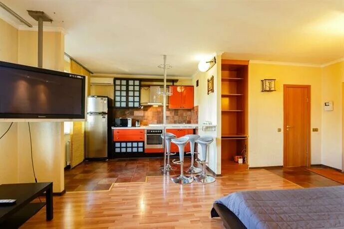 Квартиры студии продажа фото Brusnika Marksistskaya Apartments, short-term housing rental, Russia, Moscow, Ma