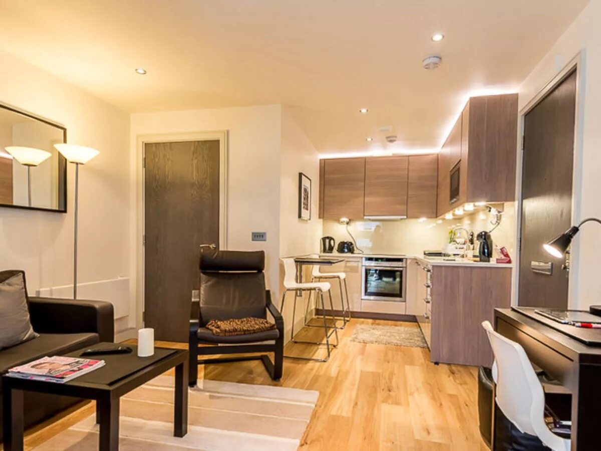 Квартиры студии продажа фото Ремонт студии 23 кв м в Санкт-Петербурге, цена за квадратный метр