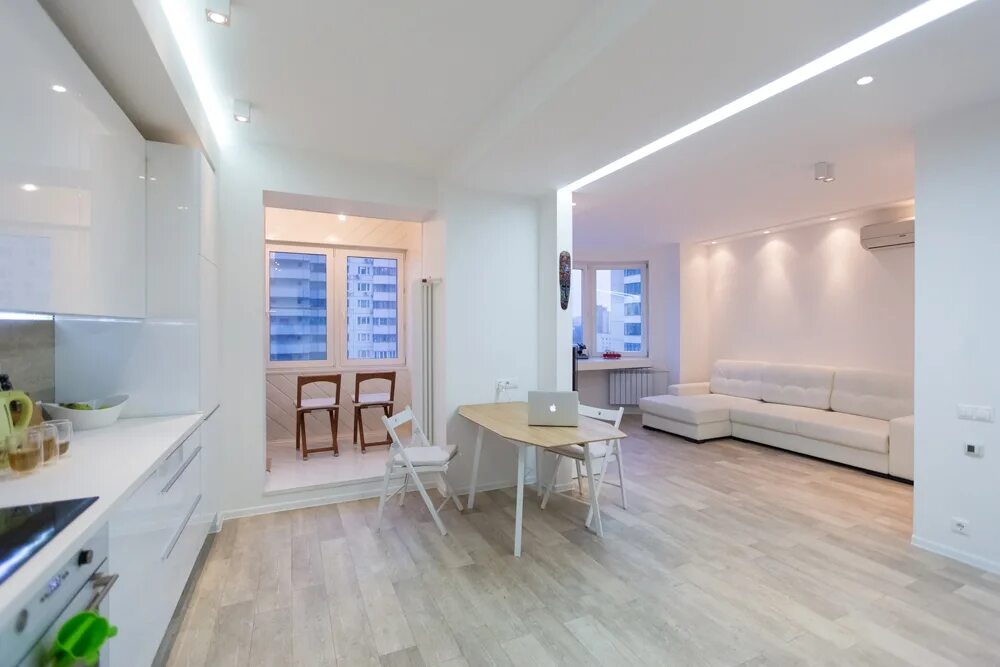 Квартиры студии продажа фото Квартира недели: тотально белая "однушка" на Кутузовском :: Ваш дом :: РБК Недви