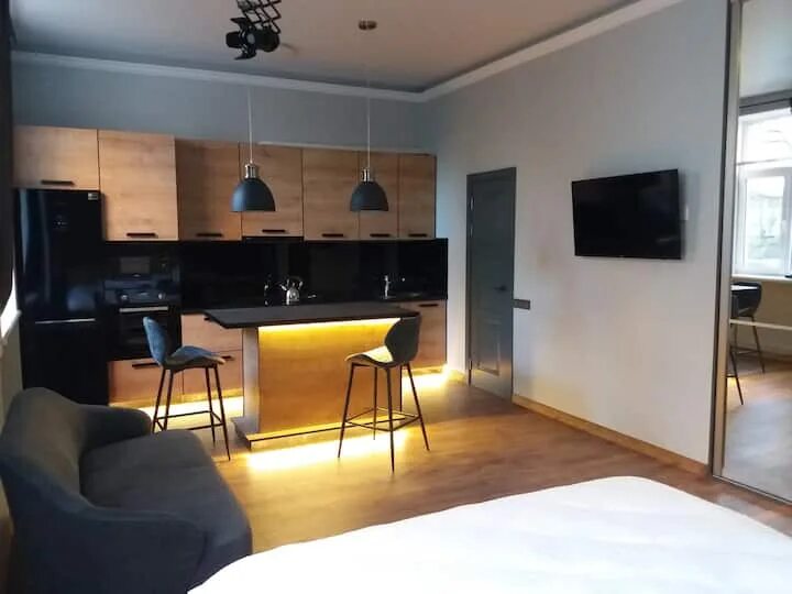 Квартиры студия снять фото Brand New ☆ STUDIO ☆ apartment in kiev center. - Kiev şehrinde Kiralık Apartman 