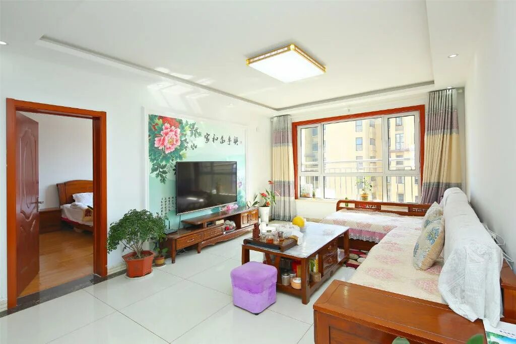 Квартиры в китае фото 青 岛 金 沙 滩 全 家 幸 福 三 居 室 海 景 公 寓 Blessed Family Apartment, Qingdao (updated price