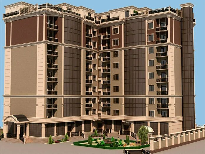 Квартиры в нальчике фото Панорама: ЖК Адения, жилой комплекс, просп. Ленина, 18А, Нальчик, Россия - Яндек