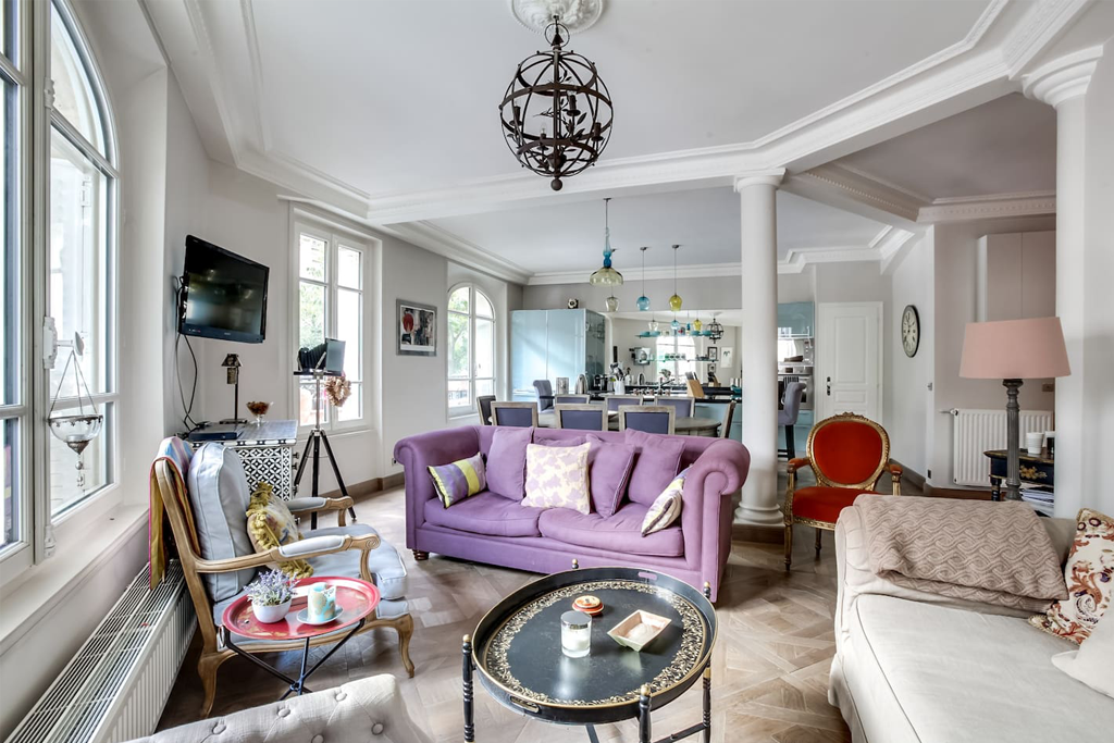 Квартиры в париже фото Интерьер в испанском стиле