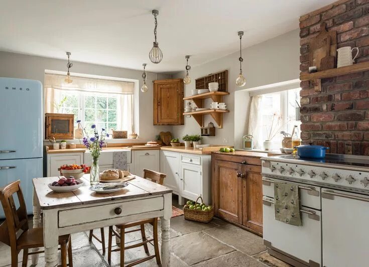 Квартиры в стиле кантри фото Real home transformation: a lovingly restored Yorkshire cottage with classic cou