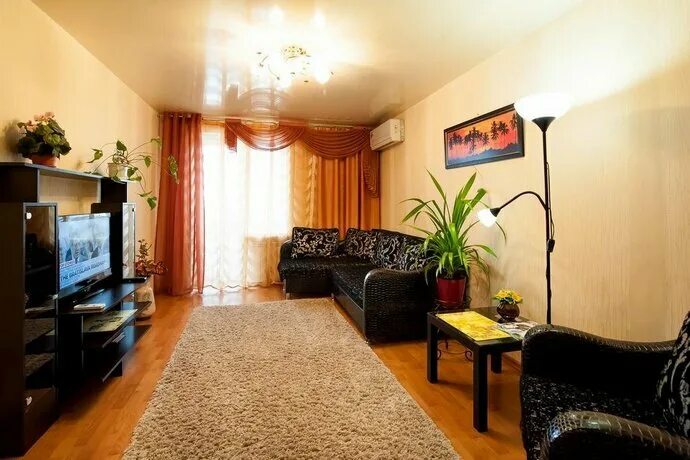 Квартиры в волжском фото Two-Bedroom Apartments Olomoutskaya 44, short-term housing rental, Россия, Волжс