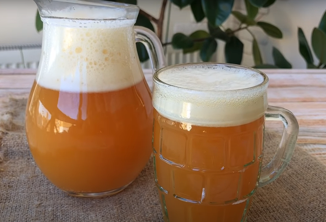 Квас в домашних условиях фото Домашний квас. Газированный и с пенкой Хитрости вкусной еды Дзен