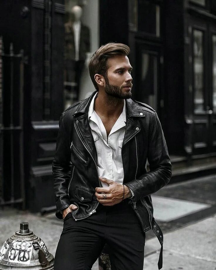 Квайт лакшери стиль мужской Pin by Rodrigo Mogiz on ESTILO Leather jacket men style, Leather jacket street s