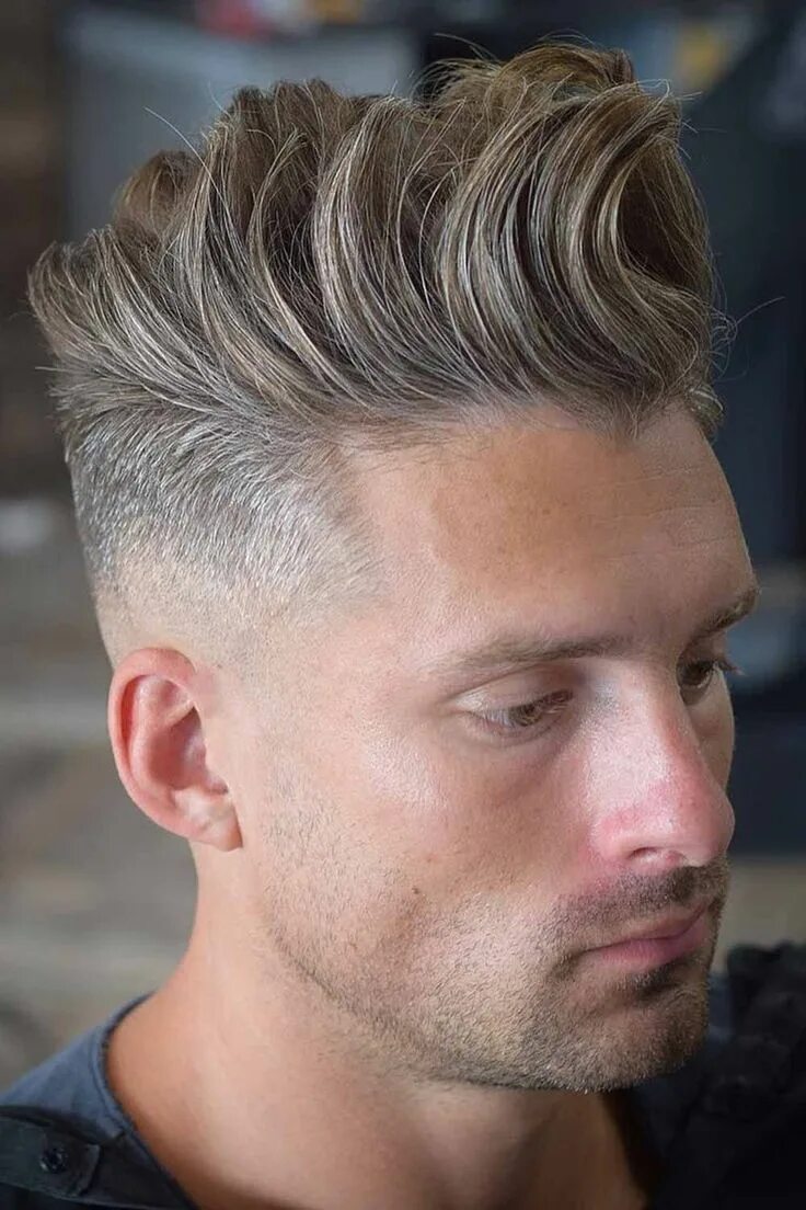 Квифф стрижка мужская Temp Fade Haircut For Men With A Perfect Sense Of Style Haircuts for men, Mens h