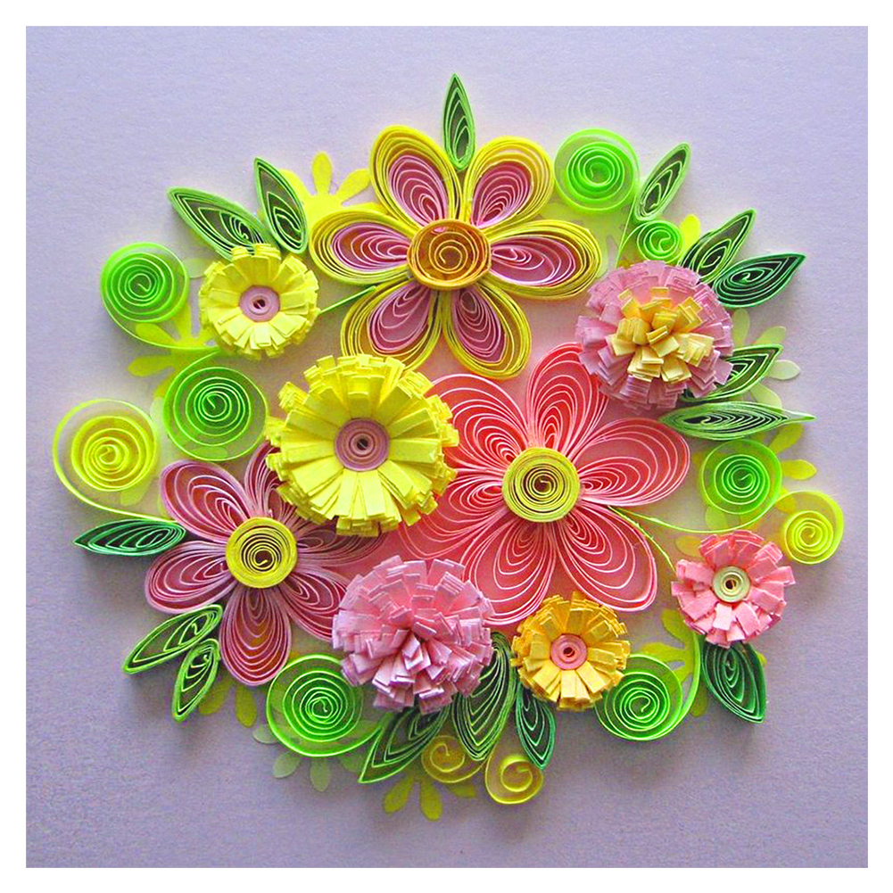 Квилинговые поделки фото для начинающих Wrrath Quilling Paper - Round Drill Diamond Painting - 30*30CM, Round diamond 30