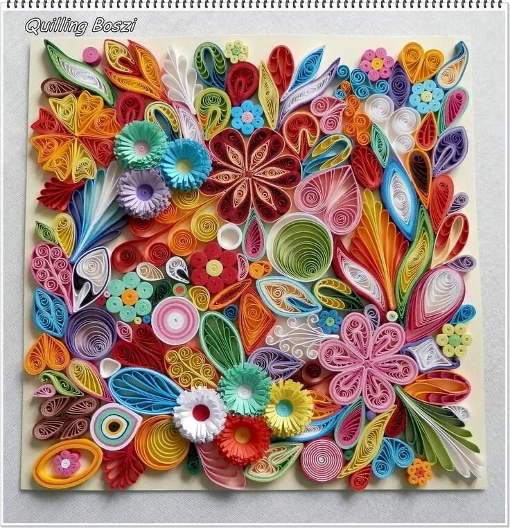 Квиллинг фото готовых работ сложные QUILLING FANTÁZIA 5. Paper quilling designs, Quilling designs, Paper quilling fl