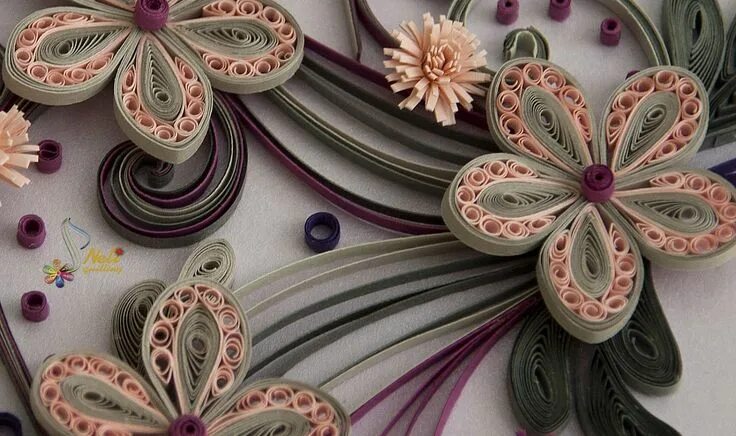 Квиллинг фото работ Квиллинг нели, Узоры из бумажных лент, Квиллинг