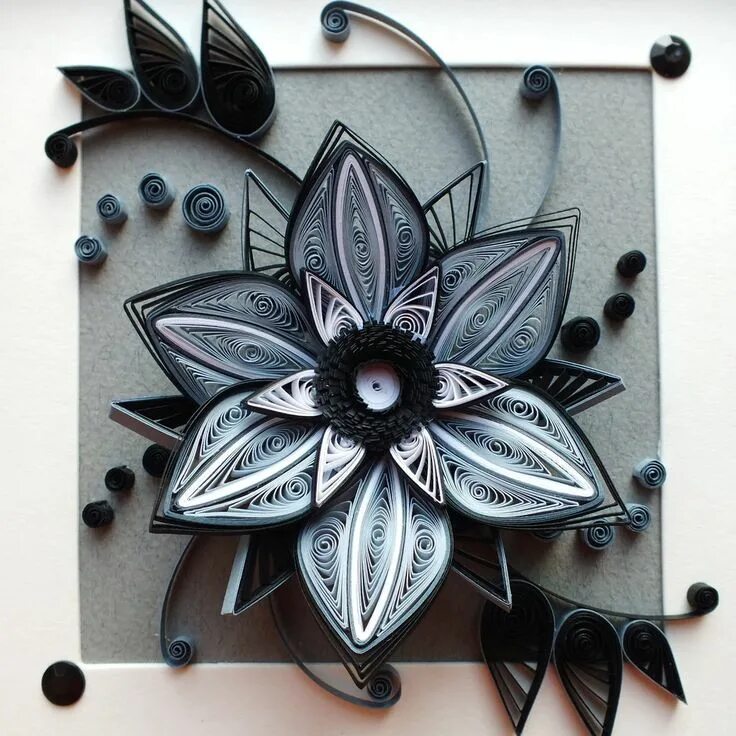 Квиллинг фото работ flower loneliness by othewhitewizard on deviantART Quilling designs, Quilling, P