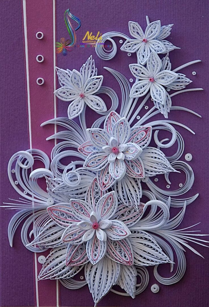 Квиллинг из бумаги фото Paper quilling flowers, Quilling patterns, Paper quilling designs