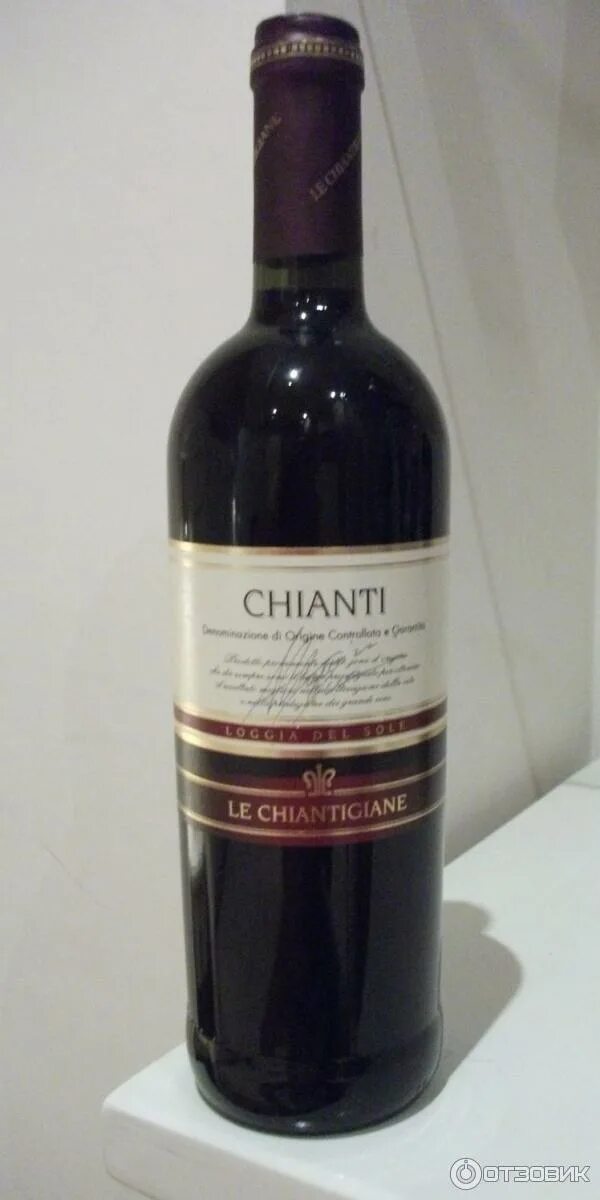 Кьянти вино фото Отзыв о Вино красное сухое Le Chiantigiane Chianti DOCG Хорошее кьянти, но бывае
