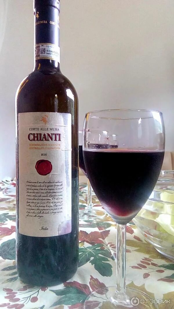 Кьянти вино фото Отзыв о Вино красное сухое Chianti Corte alle Mura DOC "Проходя через организм, 