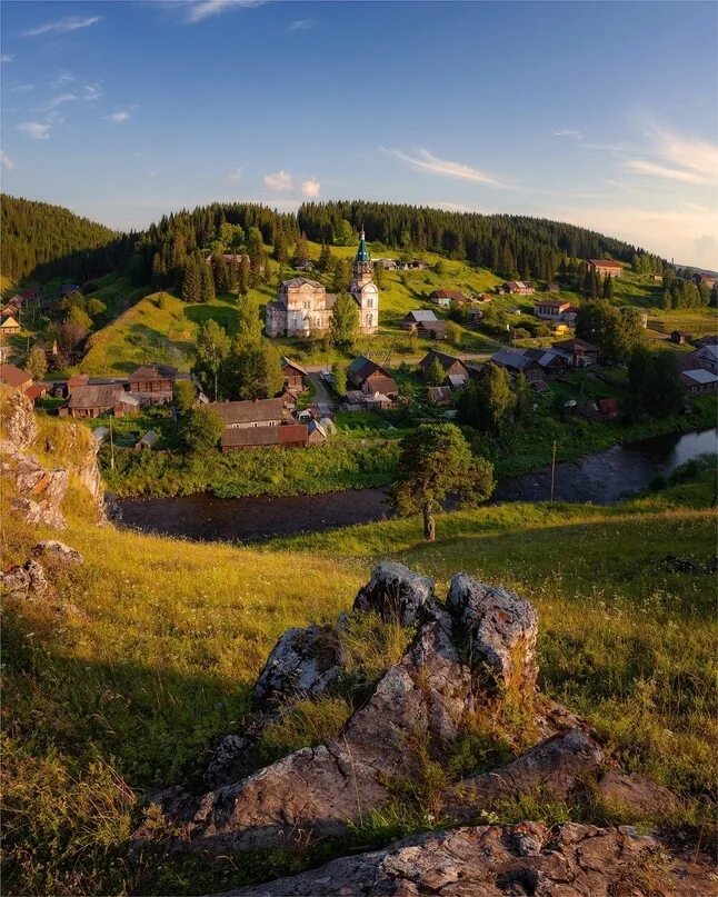 Кын пермский край фото Село Кын (Кын-Завод), Лысьвенский район Фото: Николай Бузмаков 2023 Живая Пермь 