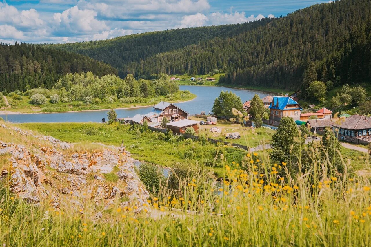 Кын пермский край фото На пленэре в живописном поселке Кын - Парк истории реки Чусовой