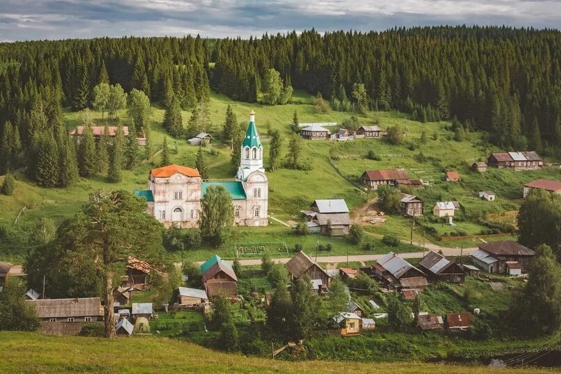 Кын пермский край фото Село Кын, Свято-Троицкий храм 2023 Пермь с огоньком ВКонтакте