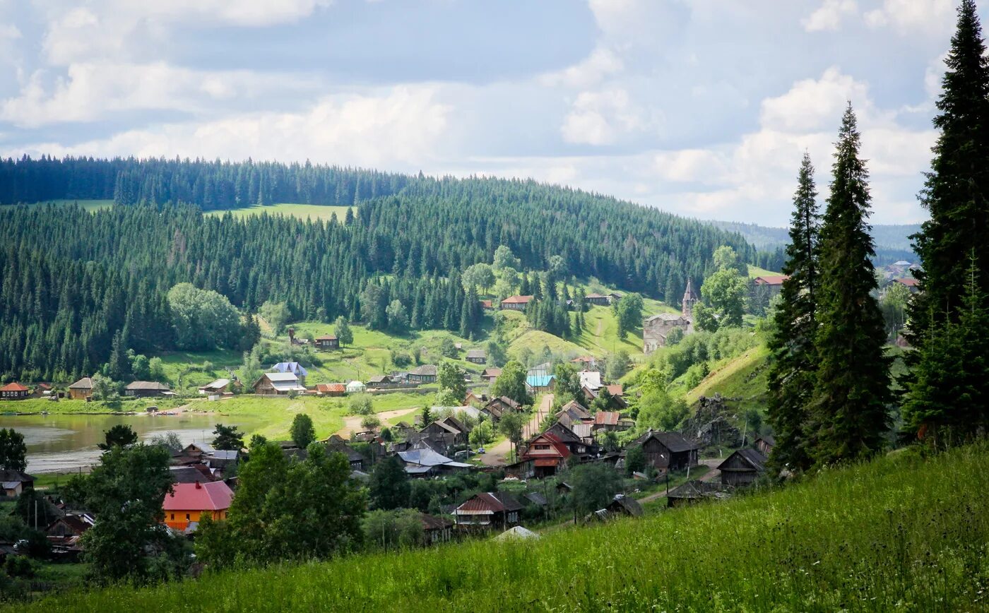 Кын пермский край фото Поселок Кын окружают хвойные... - Кын и его окрестности - Landscapes and habitat