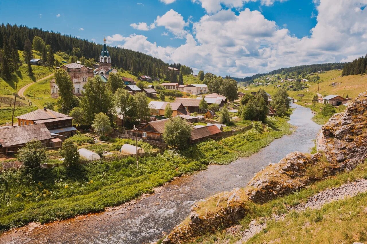 Кын пермский край фото На пленэре в живописном поселке Кын - Парк истории реки Чусовой