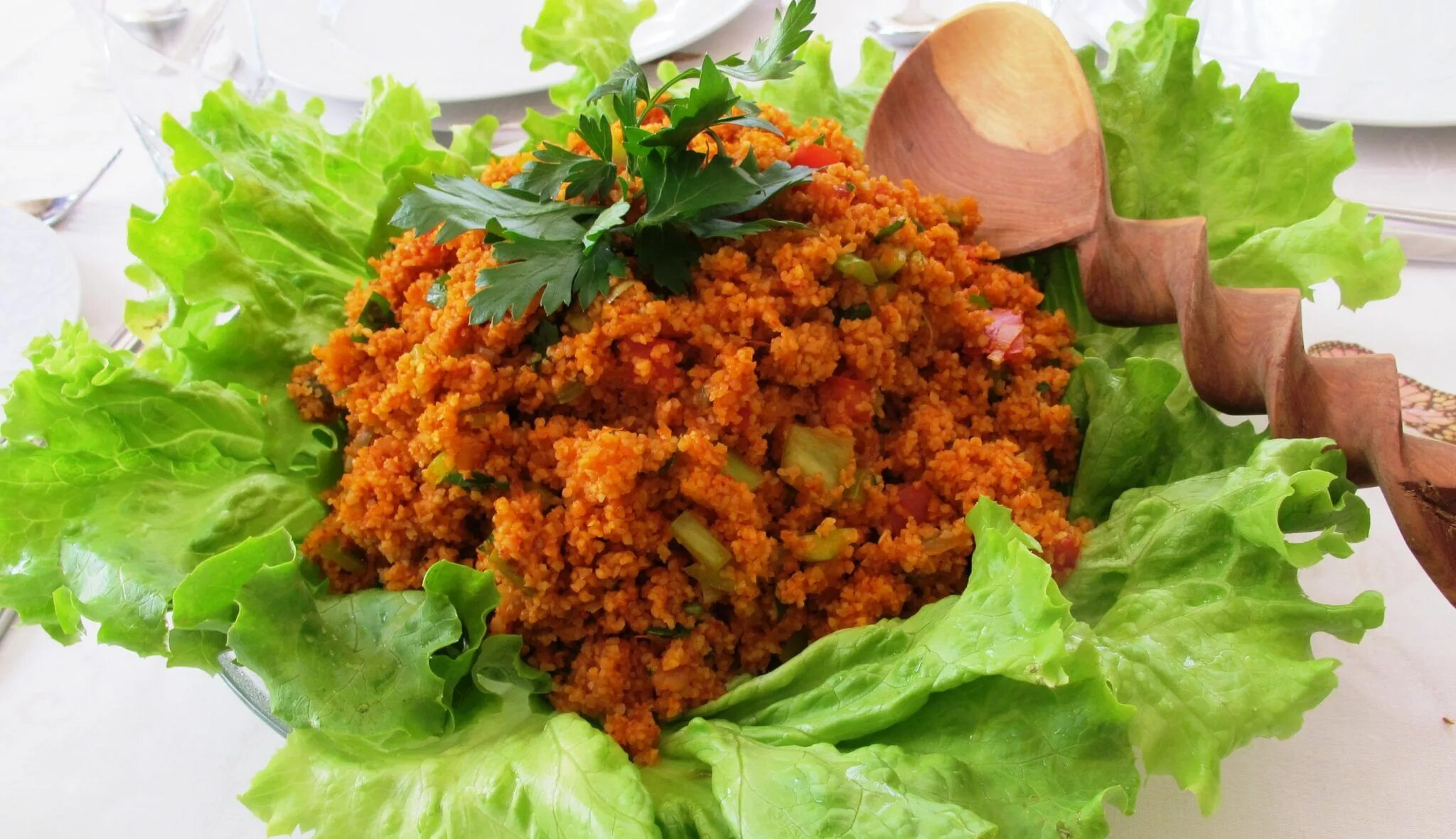 Кысыр турецкая рецепт с фото Turkish Tabbouleh / Kısır - Powered by @ultimaterecipe in 2019 Bulgur, Food reci