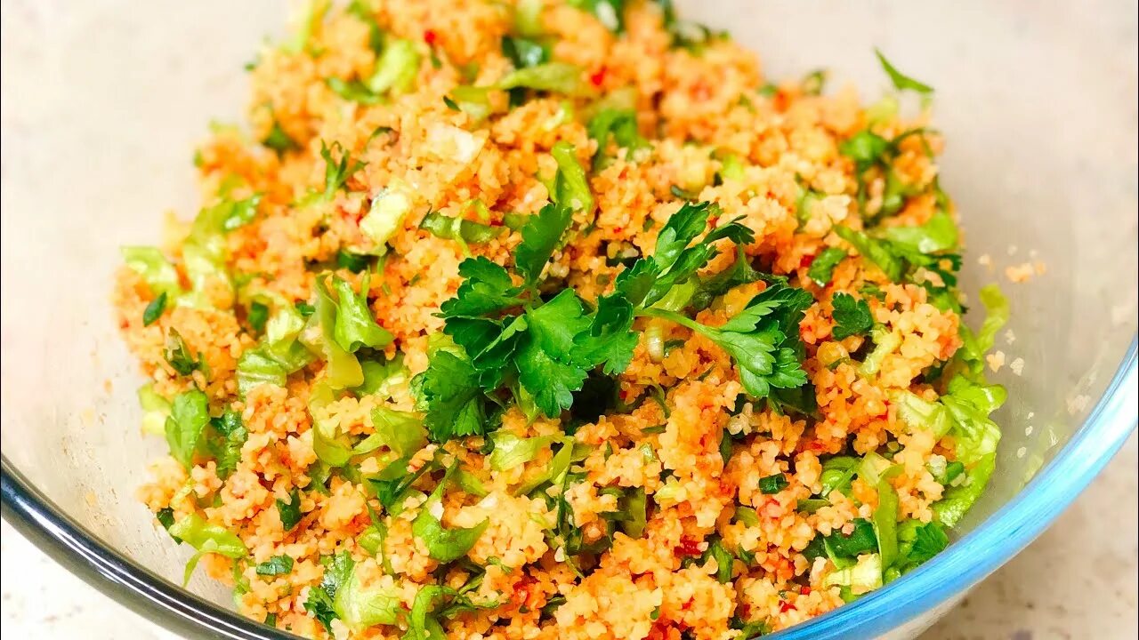 Кысыр турецкая рецепт с фото Закуска из булгура! КЫСЫР! Турецкая кухня! Dinara Göksu #shorts - YouTube