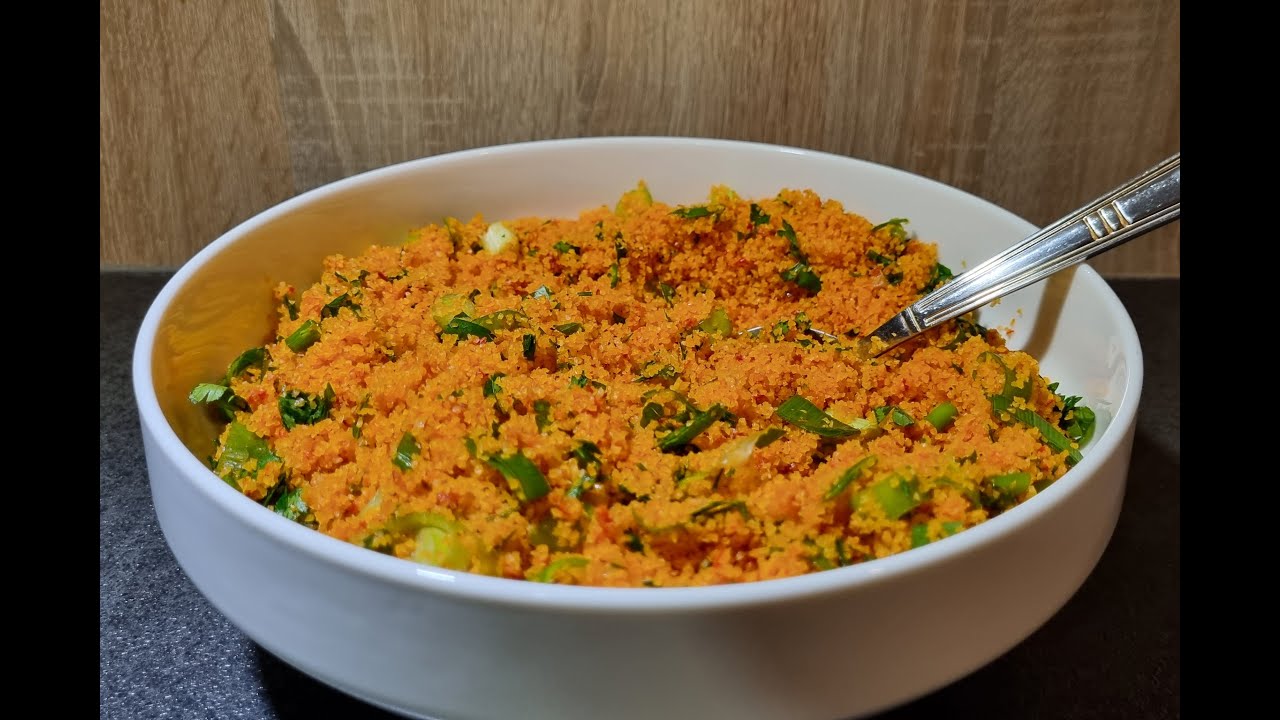 Кысыр турецкая рецепт с фото Кысыр - Турецкий салат из булгура - YouTube